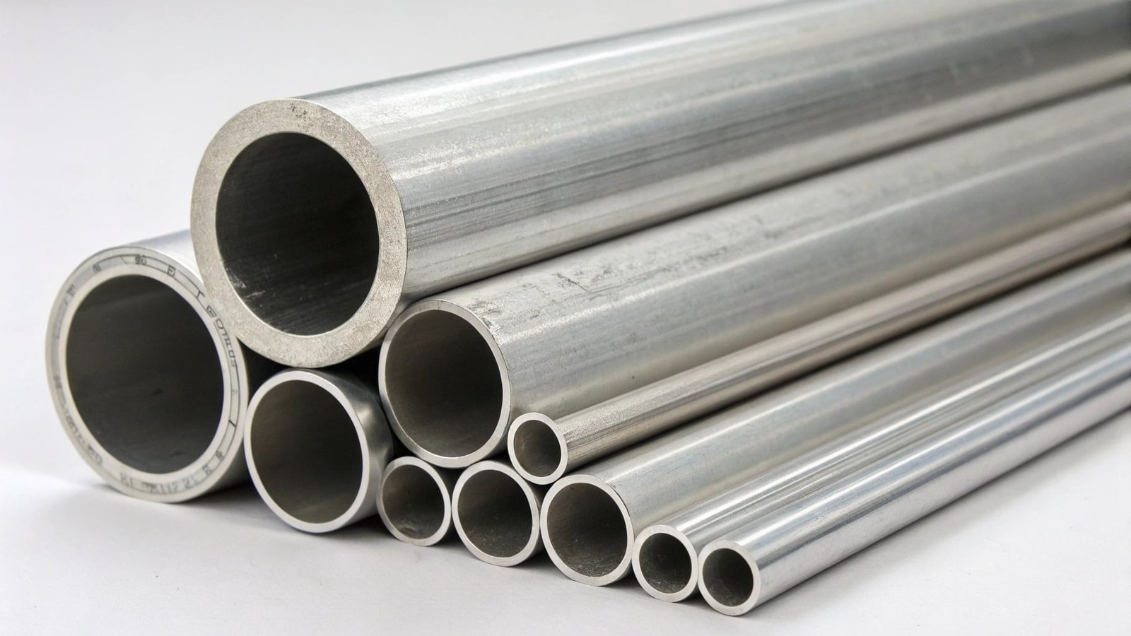 A high-tech, lightweight 7075 aerospace component next to a robust, heavy-duty 6061 industrial machine part.